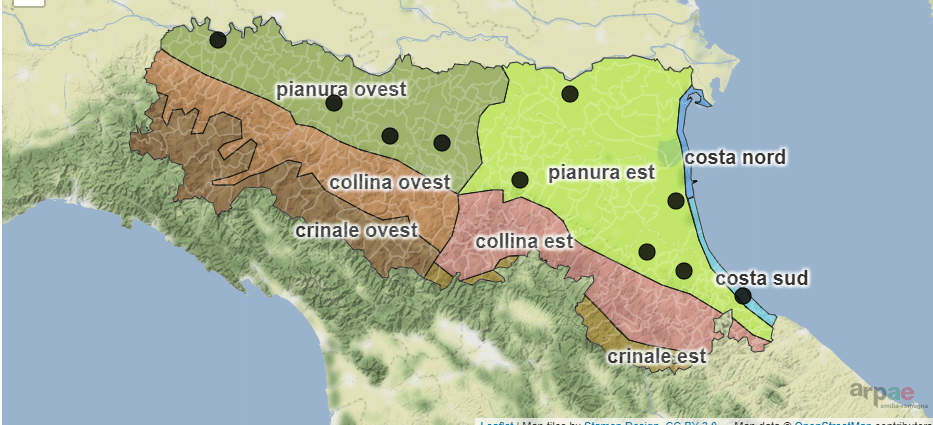 clima emilia romagna