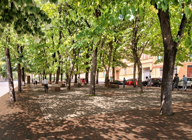 verde urbano spazio pubblico bologna